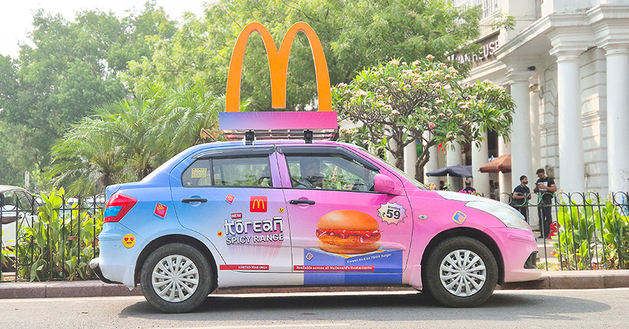 McDonald’s “Ranveer Singh Meal” – Multi-City Transit Domination Campaign
